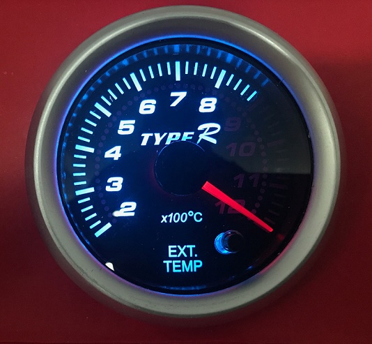 Manómetro de Temperatura Gases Escape TypeR 